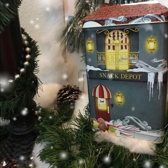 Tin - Village Candy Snack Depot- Canister. - Picture 2 of 10